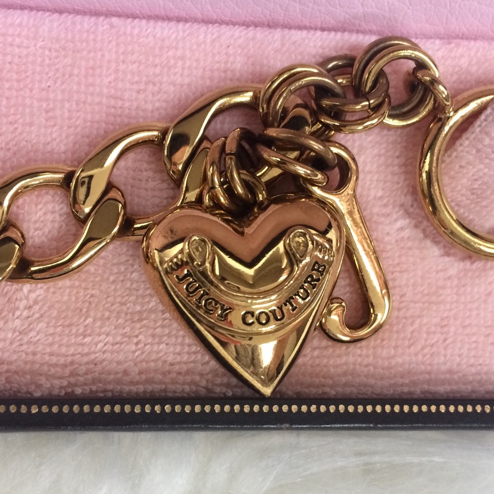 NWT Juicy Couture Gold Starter Charm Bracelet